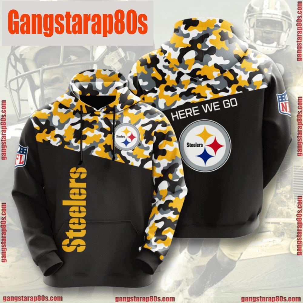 NFL Pittsburgh Steelers All Over Print Unisex Hoodie For Men Women NFL Pittsburgh Steelers All Over Print Unisex Hoodie For Men Women