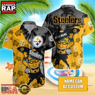 NFL Pittsburgh Steelers Retro Custom Hawaiian Shirts