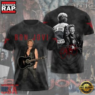 Bon Jovi Band Members Artistic Design T-Shirt
