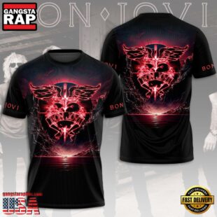 Bon Jovi Band Members Retro Style T-Shirt