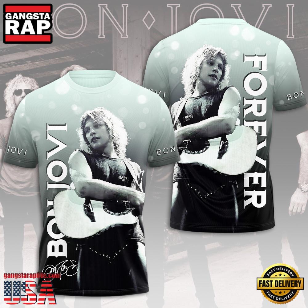 Bon Jovi Forever Signature Edition Rock T-shirt Bon Jovi Forever Signature Edition Rock T-shirt