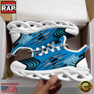 Carolina Panthers NFL Team Max Soul Shoes Mean Gift For Fans