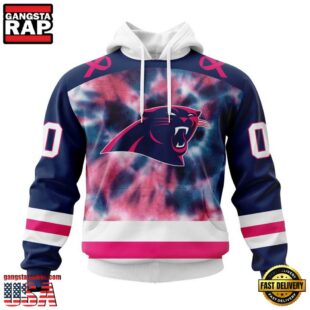 Carolina Panthers Pink Fight Breast Cancer Hoodie