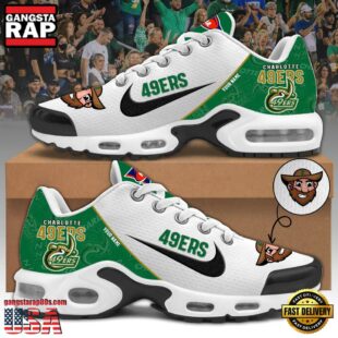 Charlotte 49Ers Football Mascot Symbol Custom Air Max Plus Shoes