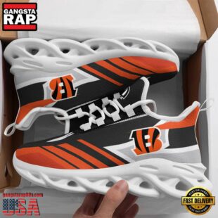 Cincinnati Bengals NFL Logo Pattern Max Soul Shoes Mean Gift For Fans