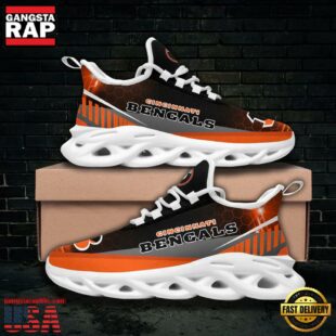 Cincinnati Bengals NFL Pattern Max Soul Shoes Mean Gift For Fans