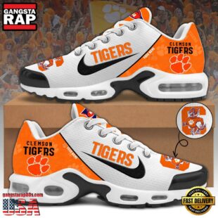 Clemson Tigers Football Mascot Symbol Custom Air Max Plus Shoes