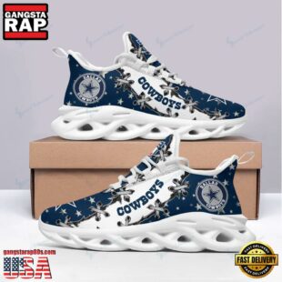Dallas Cowboys NFL Logo Pattern Max Soul Shoes Mean Gift For Fans