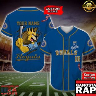 Kansas City Royals Baseball Jersey MLB Custom Name Number