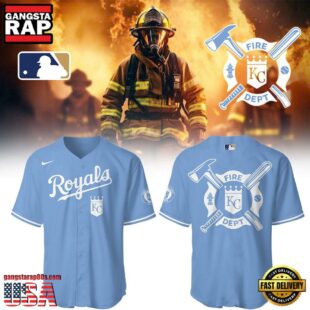 Kansas City Royals x Firefighter Appreciation Night 2025 Baseball Jersey