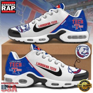 Louisiana Tech Football Mascot Symbol Custom Air Max Plus Shoes