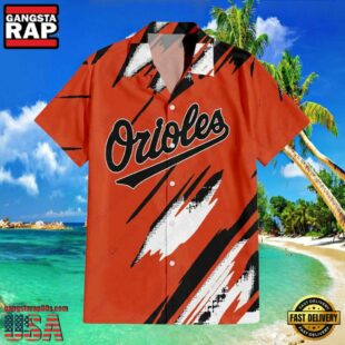 MLB Baseball Baltimore Orioles Aloha Hawaiian Shirt