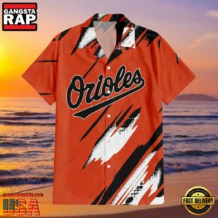 MLB Baseball Baltimore Orioles Aloha Hawaiian Shirt