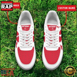 MLB Boston Red Sox Baseball Team Design Air Force 1 Shoes Sneaker