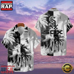 MLB Chicago White Sox Tropical Palm Trees Aloha Hawaiian Shirt