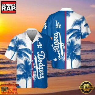 MLB Los Angeles Dodgers Palm Tree Hot Summer Hawaiian Shirt