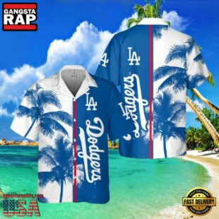 MLB Los Angeles Dodgers Palm Tree Hot Summer Hawaiian Shirt