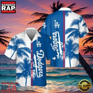 MLB Los Angeles Dodgers Palm Tree Hot Summer Hawaiian Shirt