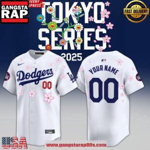 MLB Los Angeles Dodgers World Tour Tokyo Series 2025 Baseball Jersey