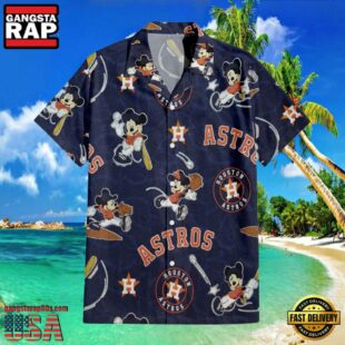MLB Mickey Mouse Surfboard Padres Hot Summer Hawaiian Shirts