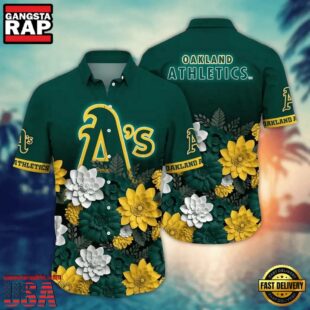 MLB Oakland Athletics Summer Aloha New Hawaiian Shirts