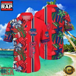 MLB Philadelphia Phillies Red Botanical Bliss Aloha Hawaiian Shirt.jpg 1Group