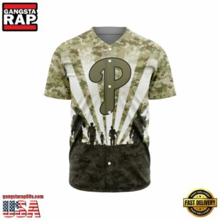 MLB Philadelphia Phillies Special Honor Veterans Design Baseball Jersey