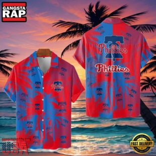 MLB Philadelphia Phillies Tropical Palm Trees Style Hot Trending Hawaiian Shirt