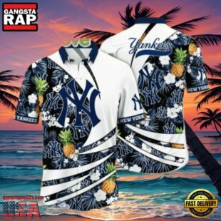 MLB Pineapple New York Yankees Tropical Style Hot Trending Hawaiian Shirt