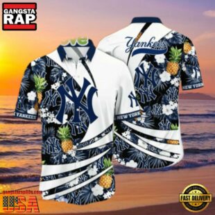MLB Pineapple New York Yankees Tropical Style Hot Trending Hawaiian Shirt