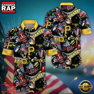 MLB Pittsburgh Pirates Carnival Fun Hawaiian Shirt