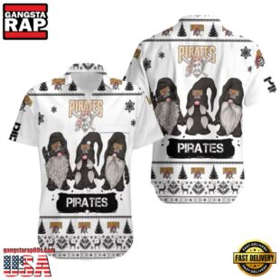 MLB Pittsburgh Pirates Holiday Gnome Hawaiian Shirt