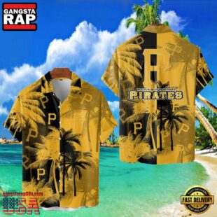 MLB Pittsburgh Pirates Tropical Palm Trees Style Hot Trending Hawaiian Shirt