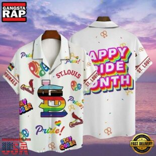 MLB Rainbow Pride Celebration St. Louis Cardinals Tropical Shirt Hot Summer Hawaiian Pride Edition