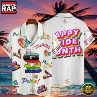 MLB Rainbow Pride Celebration St. Louis Cardinals Tropical Shirt Hot Summer Hawaiian Pride Edition