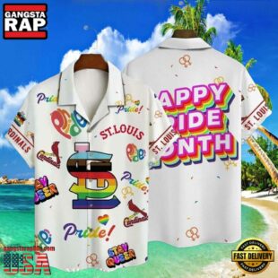 MLB Rainbow Pride Celebration St. Louis Cardinals Tropical Shirt Hot Summer Hawaiian Pride Edition