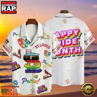 MLB Rainbow Pride Celebration St. Louis Cardinals Tropical Shirt Hot Summer Hawaiian Pride Edition