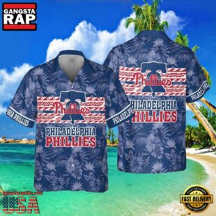 MLB Royal Blue Phillies Hot Summer Hawaiian Shirt Philadelphia's Finest