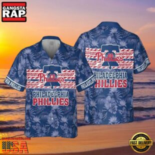 MLB Royal Blue Phillies Hot Summer Hawaiian Shirt Philadelphia's Finest