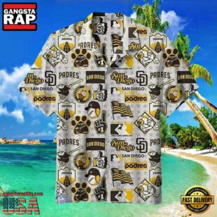 MLB San Diego Padres Montage Collage Tropical Shirt.jpg 1Group