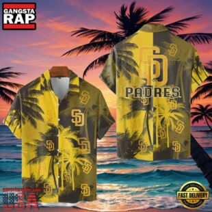 MLB San Diego Padres Tropical Palm Trees Style Hot Trending Hawaiian Shirt
