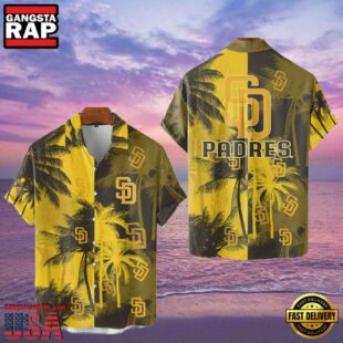MLB San Diego Padres Tropical Palm Trees Style Hot Trending Hawaiian Shirt