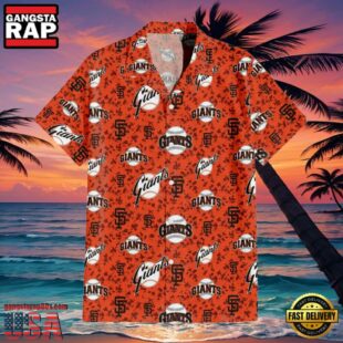 MLB San Francisco Giants Team Camo Orange Style Hot Trending Hawaiian Shirt
