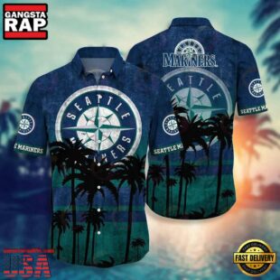 MLB Seattle Mariners Tropical Summer Hawaiian Shirts