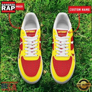 MLB St Louis Cardinals Baseball Team Design Air Force 1 Shoes Sneaker