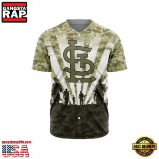 MLB St. Louis Cardinals Special Honor Veterans Design Baseball Jersey