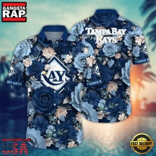 MLB Tampa Bay Rays Aloha Baseball Team Hawaiian Shirts