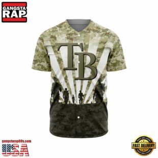 MLB Tampa Bay Rays Special Honor Veterans Design Baseball Jersey