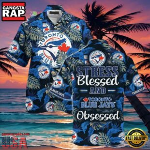 MLB Toronto Blue Jays Flower Tropical Style Hot Trending Hawaiian Button Down Shirt
