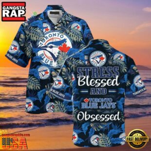 MLB Toronto Blue Jays Flower Tropical Style Hot Trending Hawaiian Button Down Shirt
